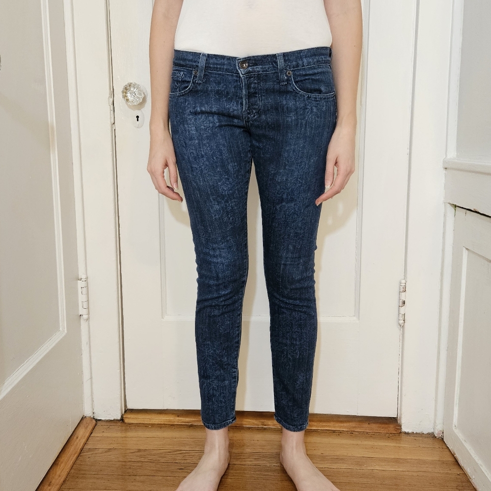 Lucky Brand Jeans 0 25 Lucky Legend Sienna Cigarette Jeans Dark Wash Women's